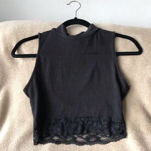 Black Crop Top
